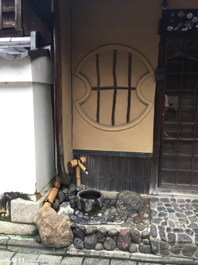 日本民居门前装饰