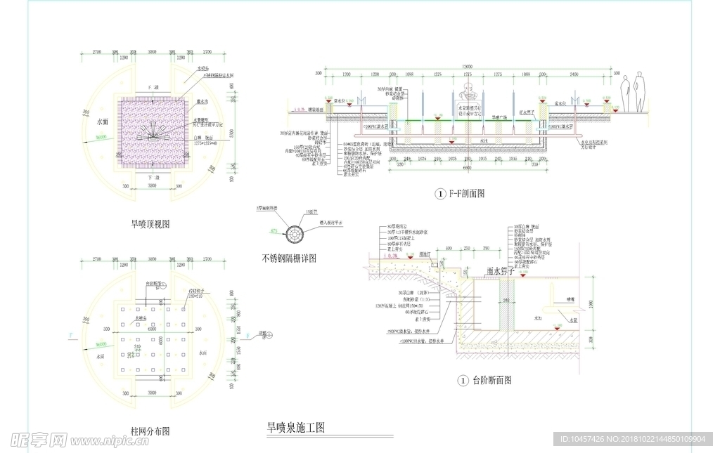 CAD公园绿化 桥路 道路绿化