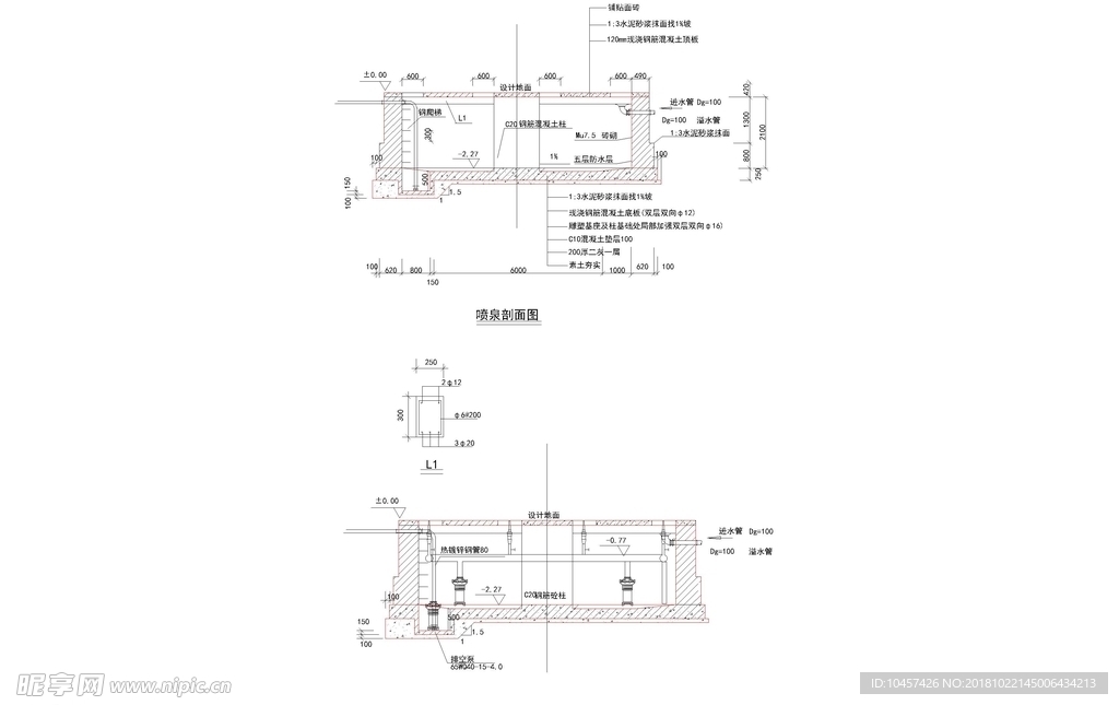 CAD公园绿化 桥路 道路绿化