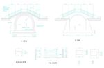 CAD公园绿化 桥路 道路绿化
