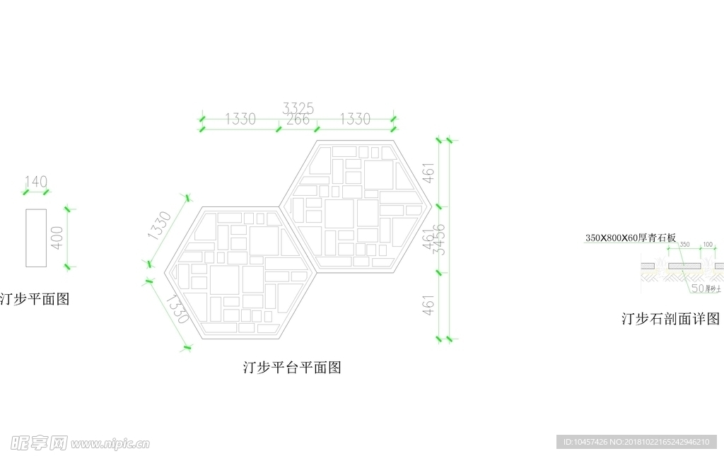 CAD公园绿化 桥路 道路绿化