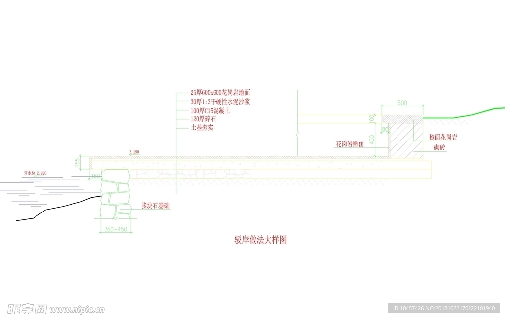 CAD公园绿化 桥路 道路绿化