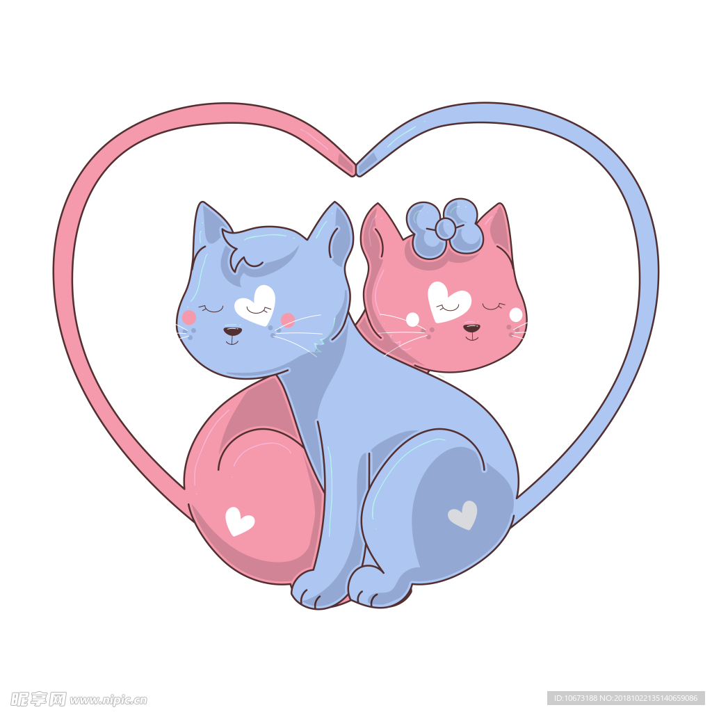 卡通猫咪图片