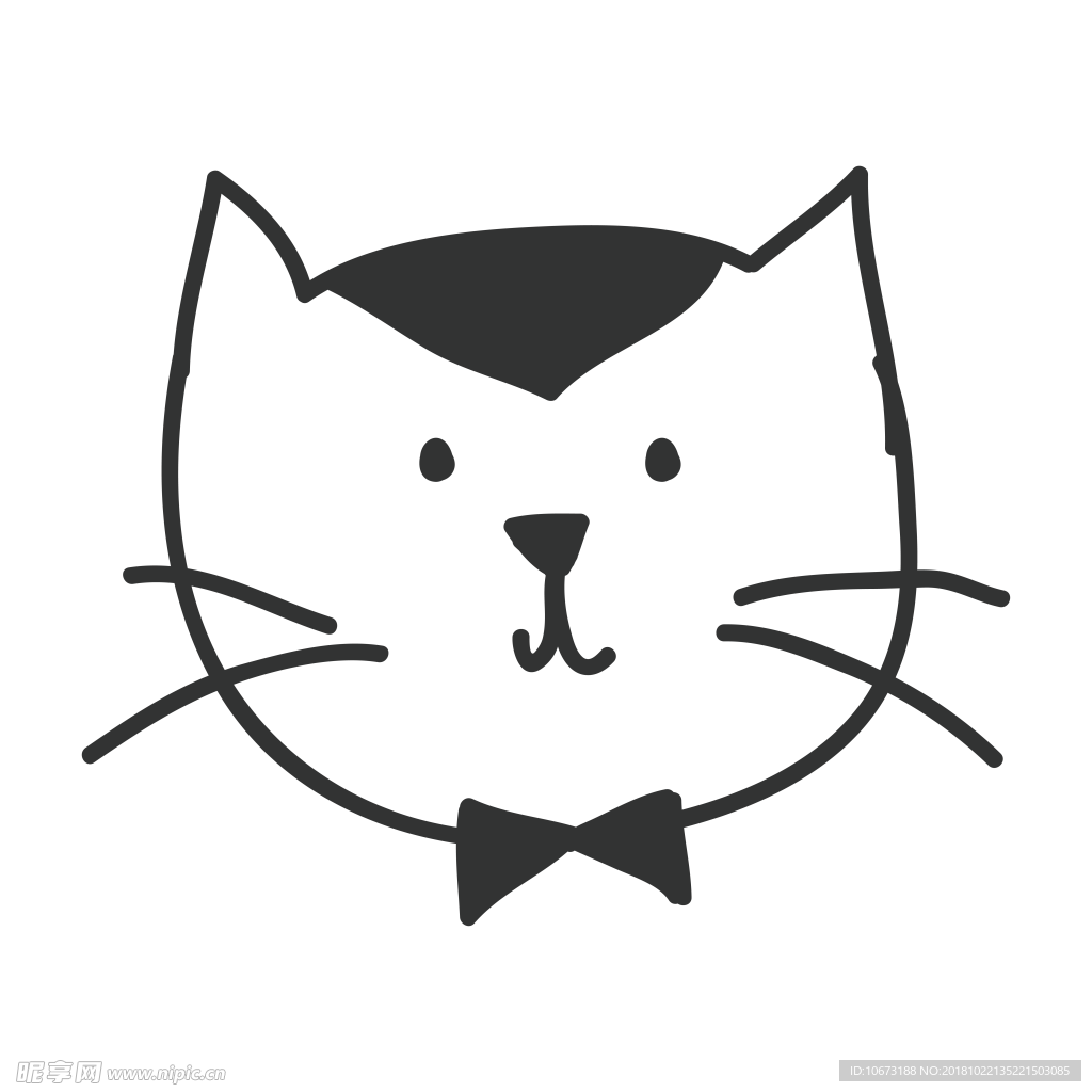 卡通猫咪图片