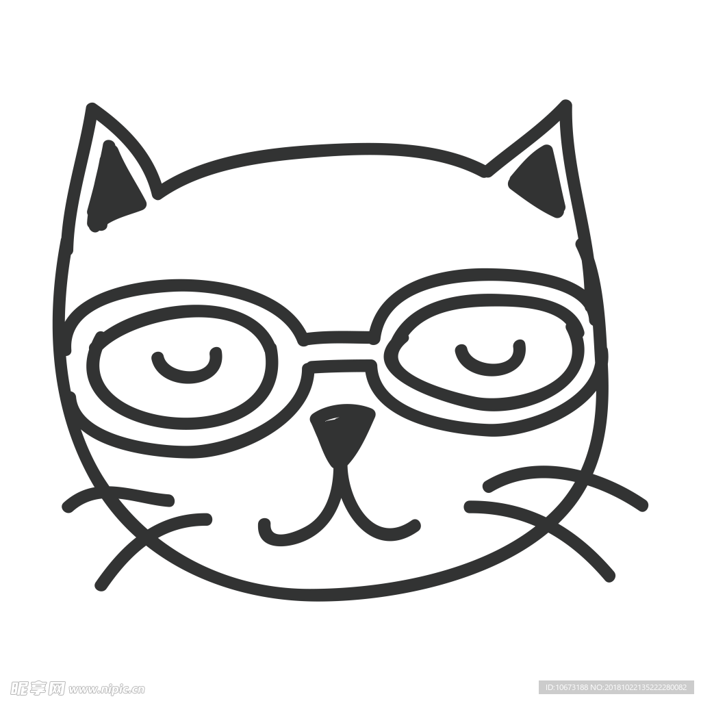 卡通猫咪图片