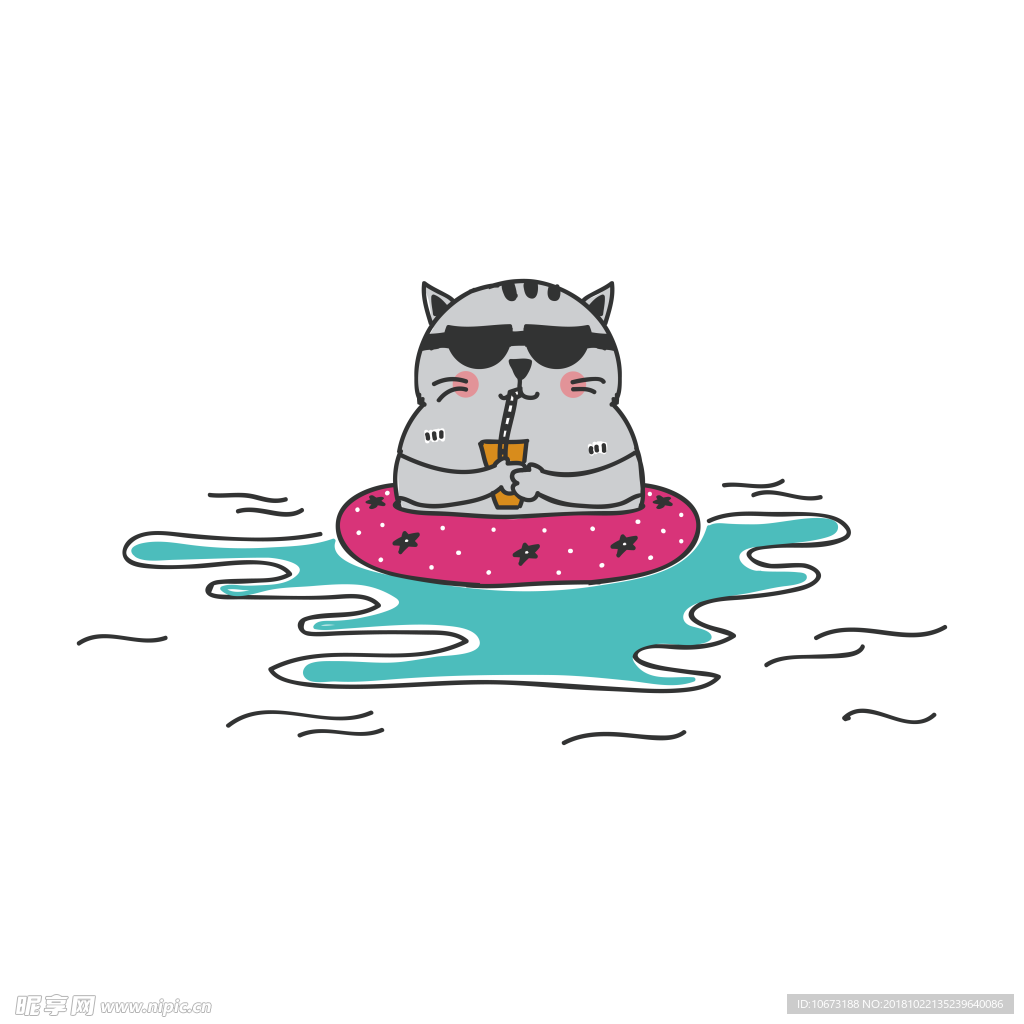 卡通猫咪图片