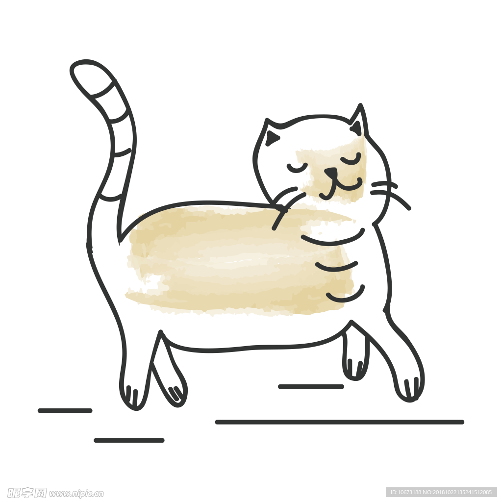 卡通猫咪图片