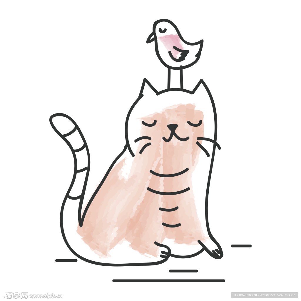 卡通猫咪图片
