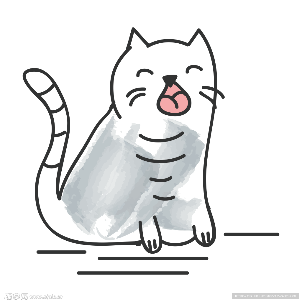 卡通猫咪图片