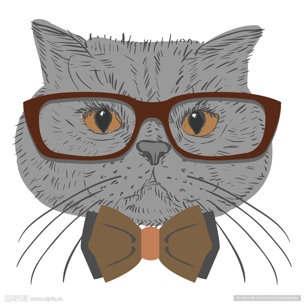 卡通猫咪图片