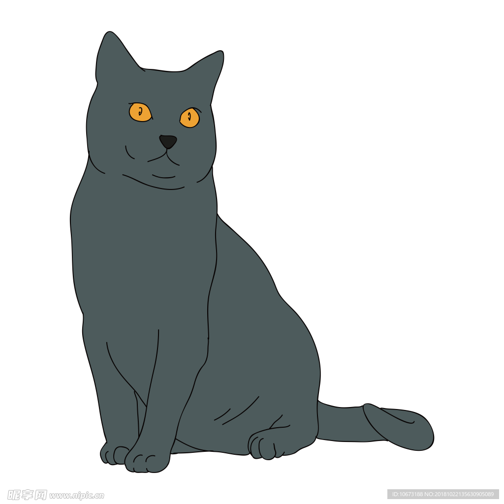 卡通猫咪图片