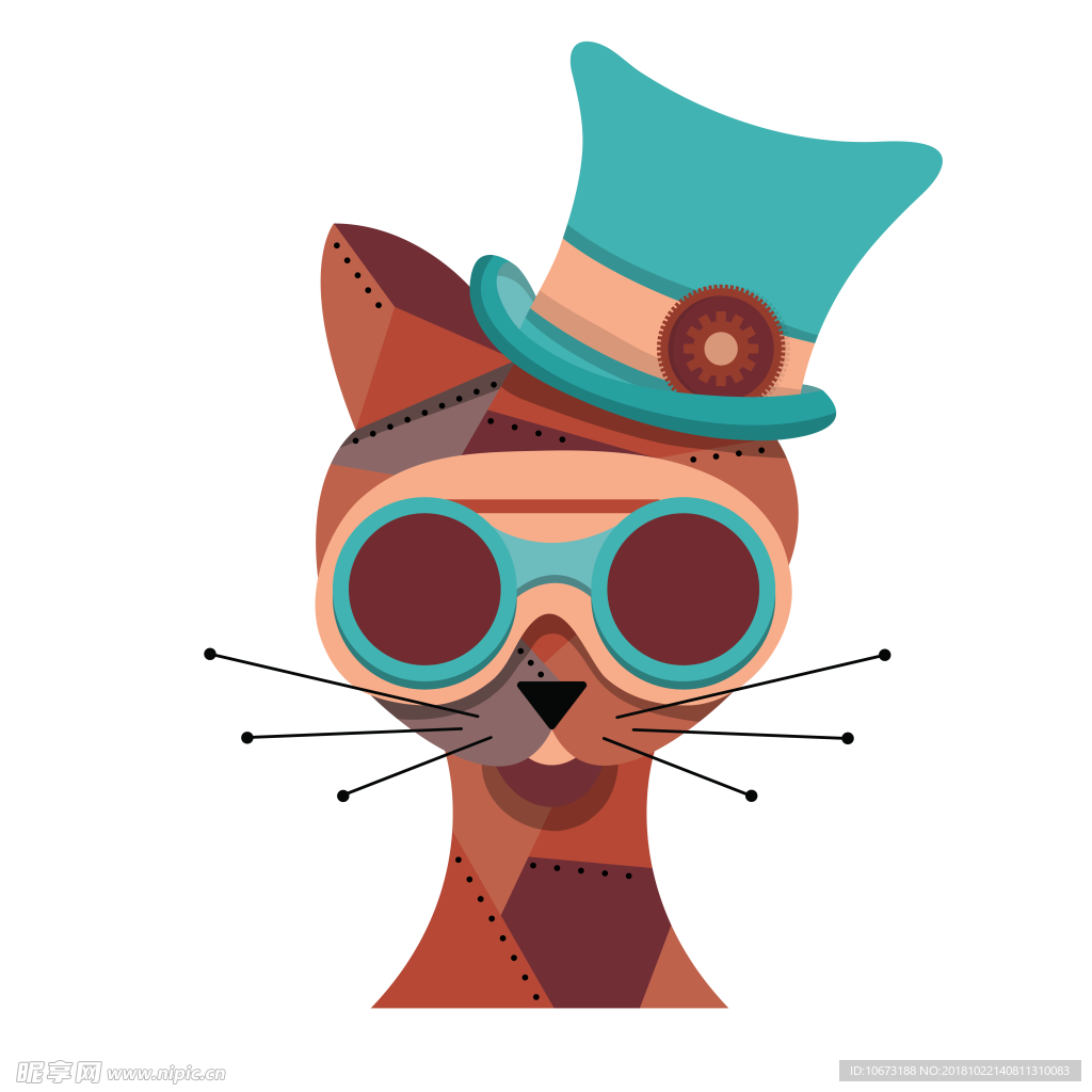 卡通猫咪图片