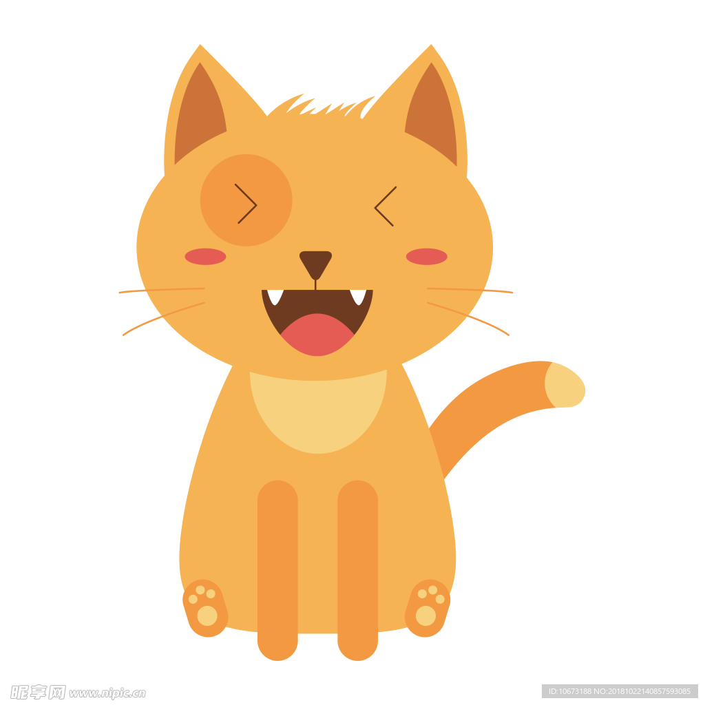 卡通猫咪图片