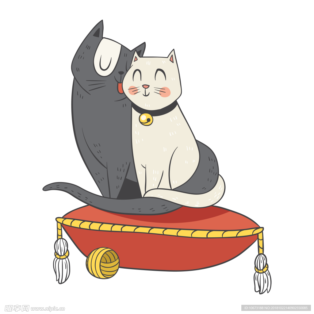 卡通猫咪图片