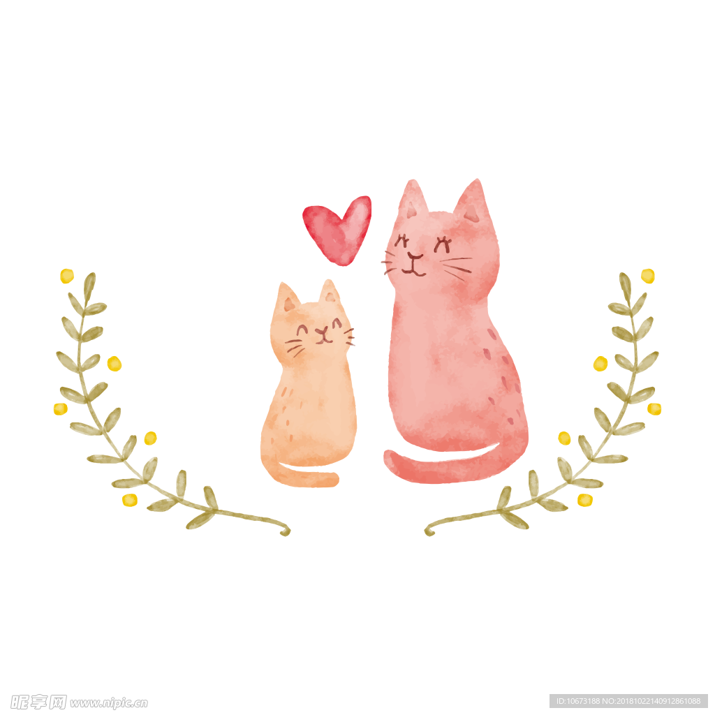卡通猫咪图片