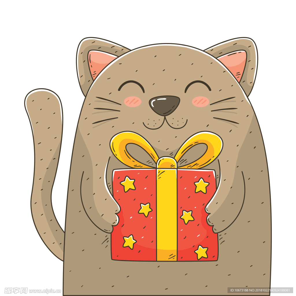 卡通猫咪图片