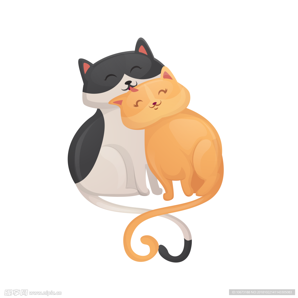 卡通猫咪图片