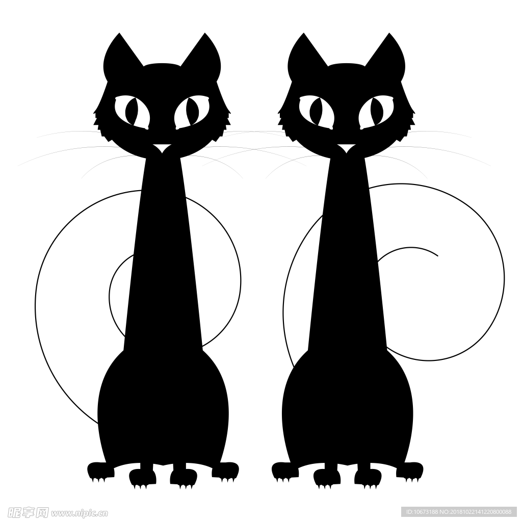 卡通猫咪图片