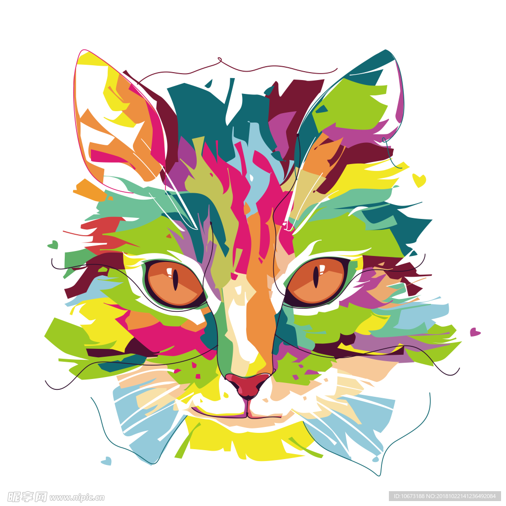 透明底猫咪图片