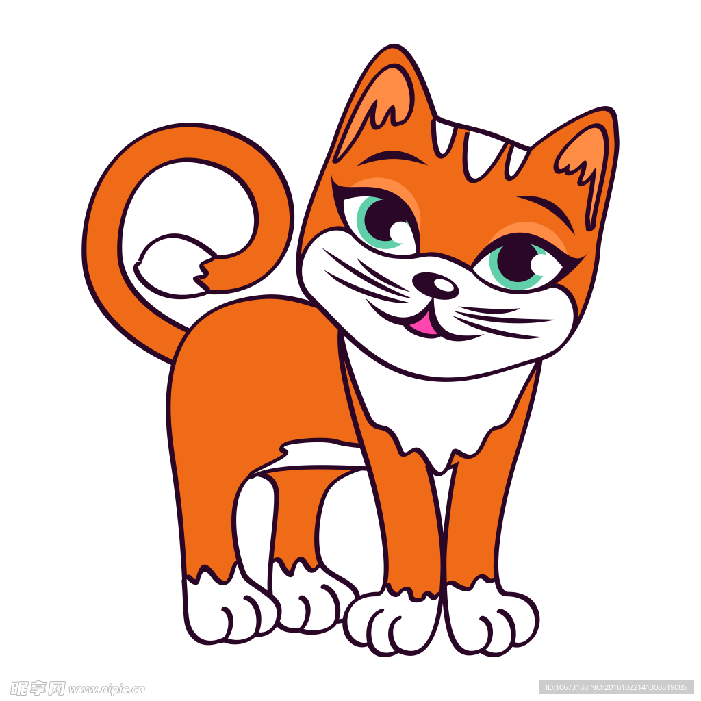卡通猫咪图片