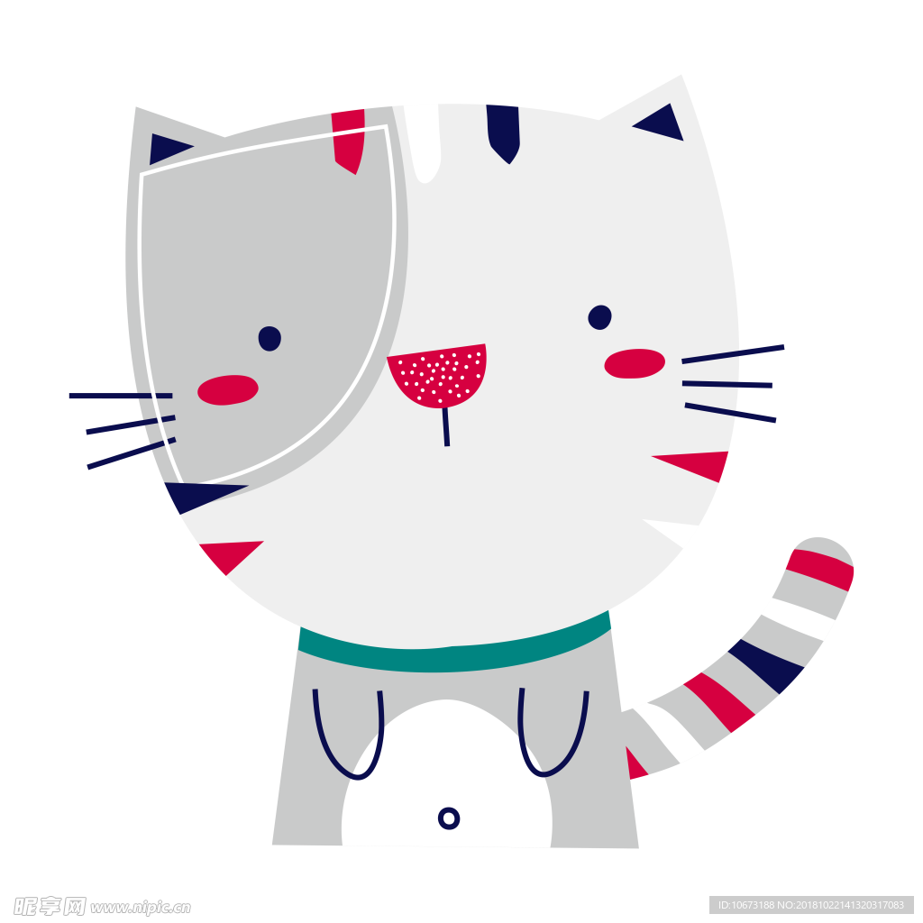 卡通猫咪图片