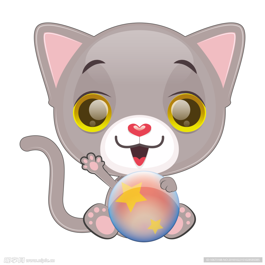 卡通猫咪图片