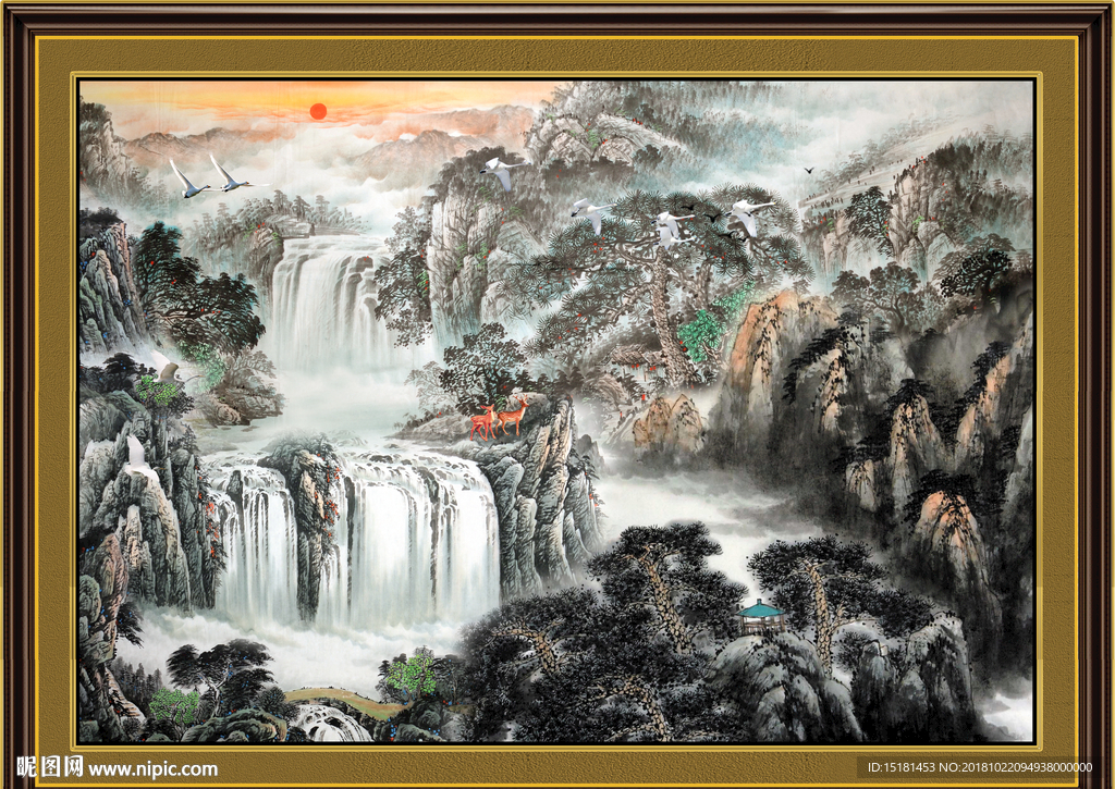 山水画 山水
