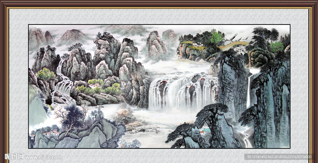山水风景画