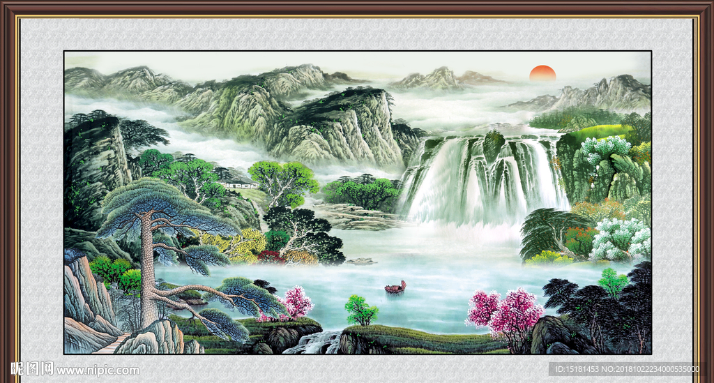 山水风景画