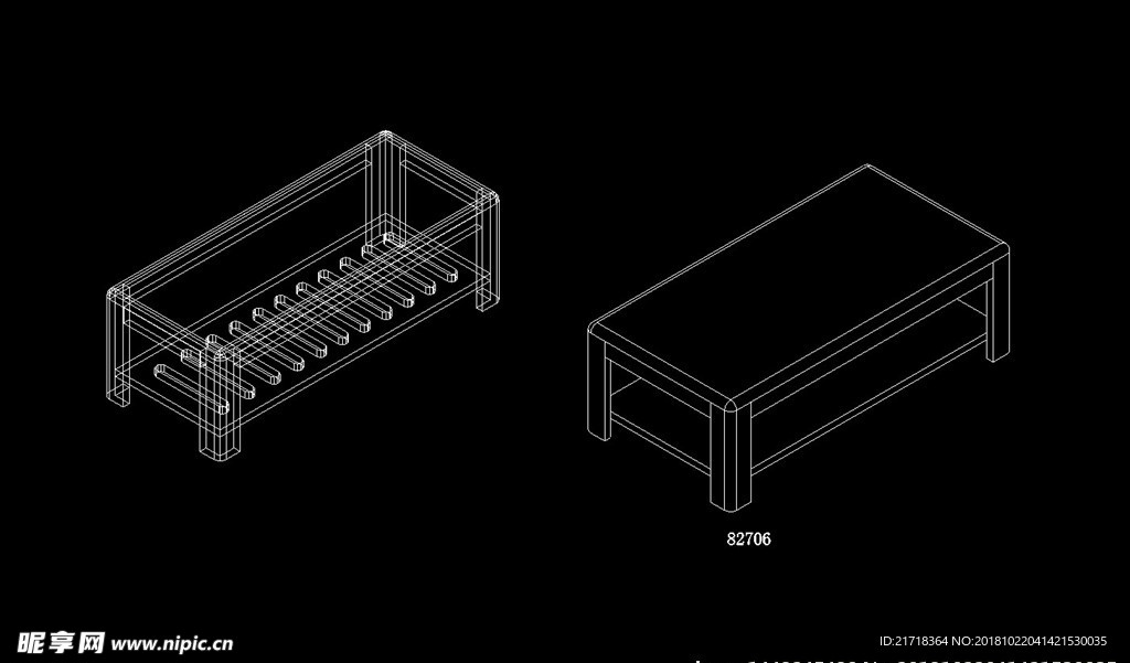 家具设计施工图家装CAD图纸