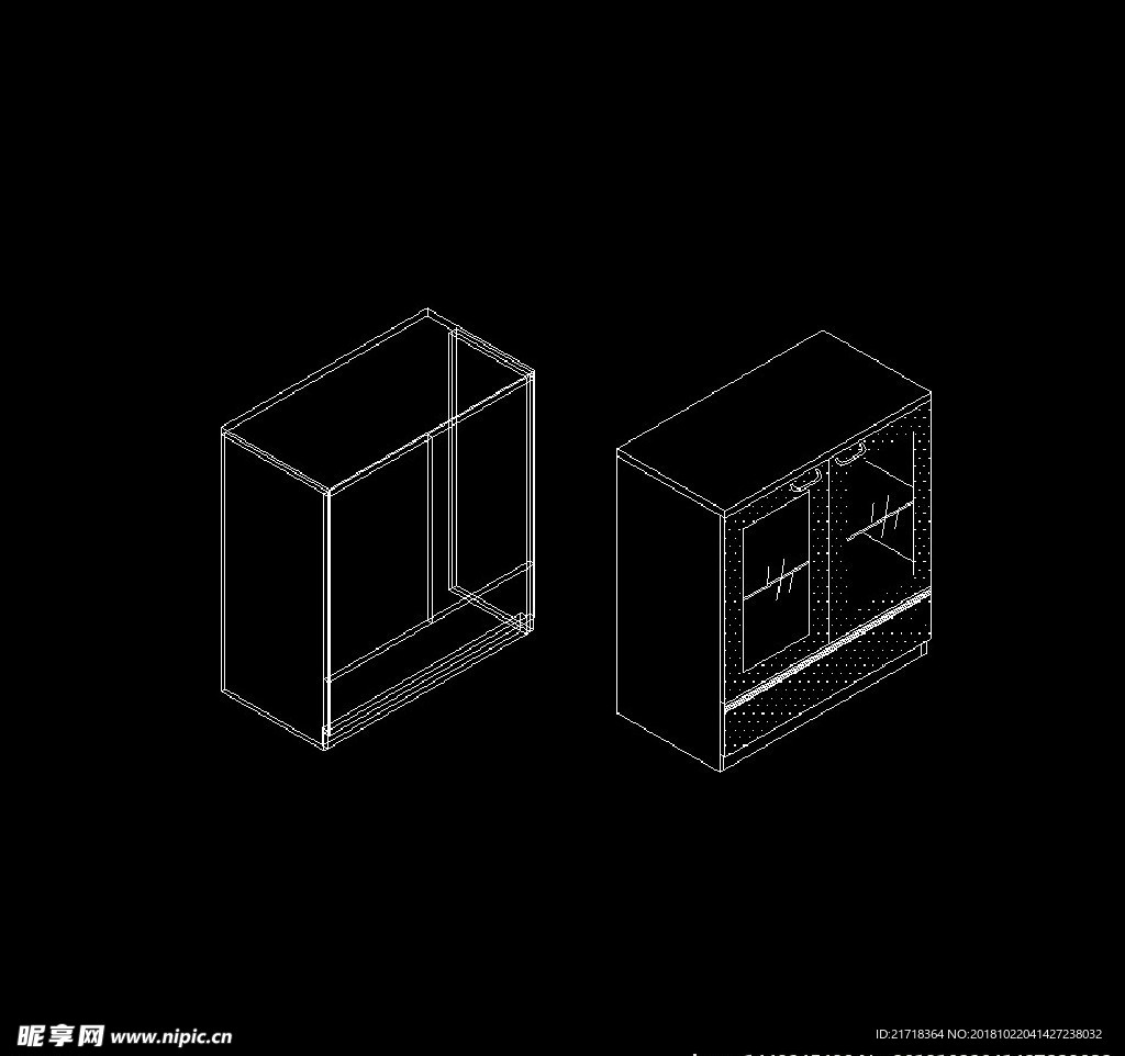 家具设计施工图家装CAD图纸