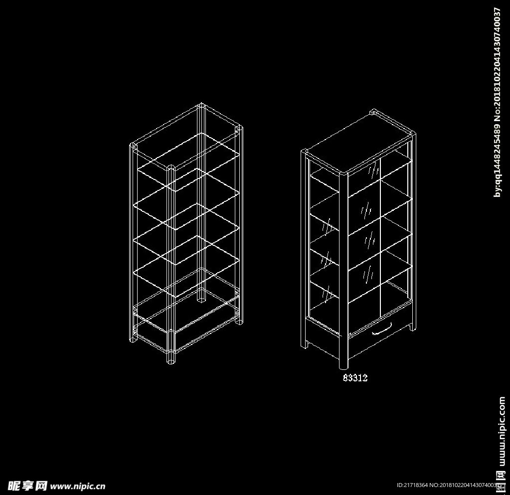 家具设计施工图家装CAD图纸