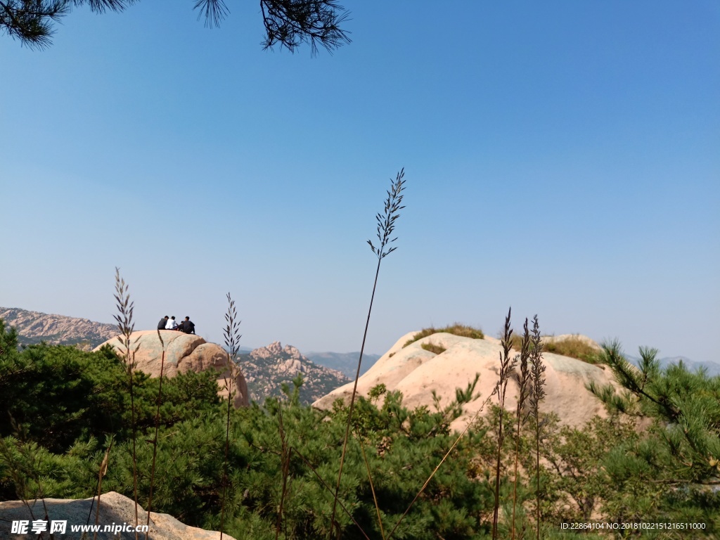 山峰 五莲山胜景