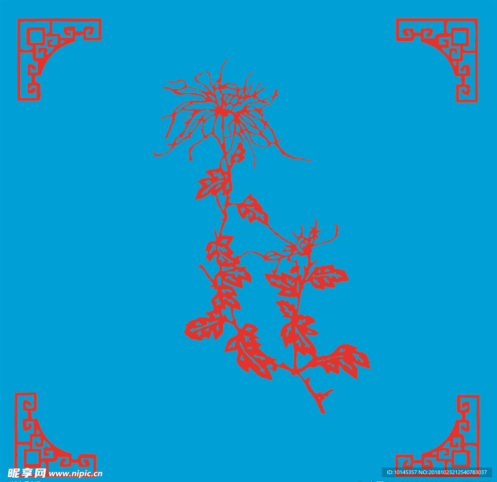 菊花剪纸