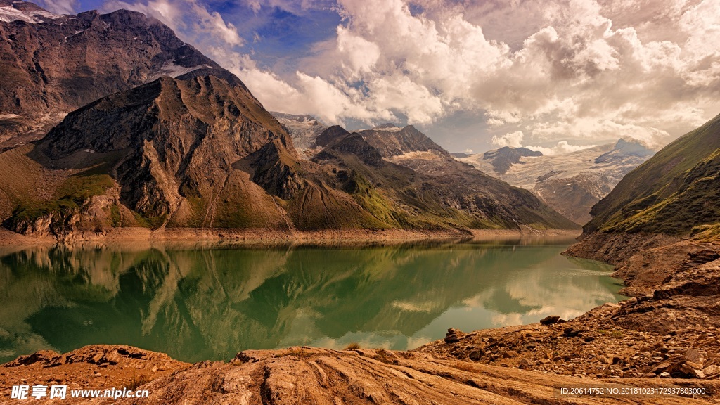 壮丽的山水风景