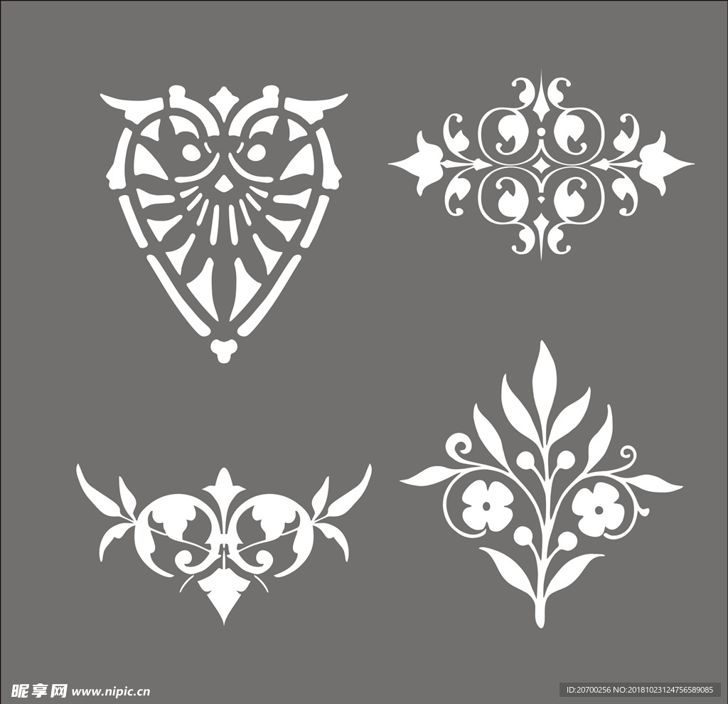 欧式装饰花纹