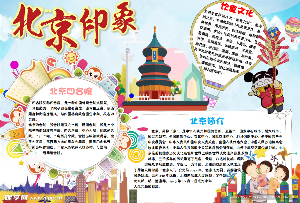 旅游小报