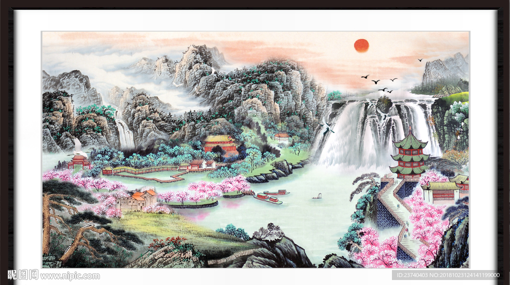 国画山水