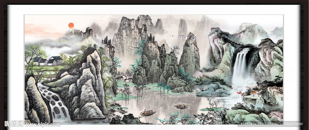 国画山水