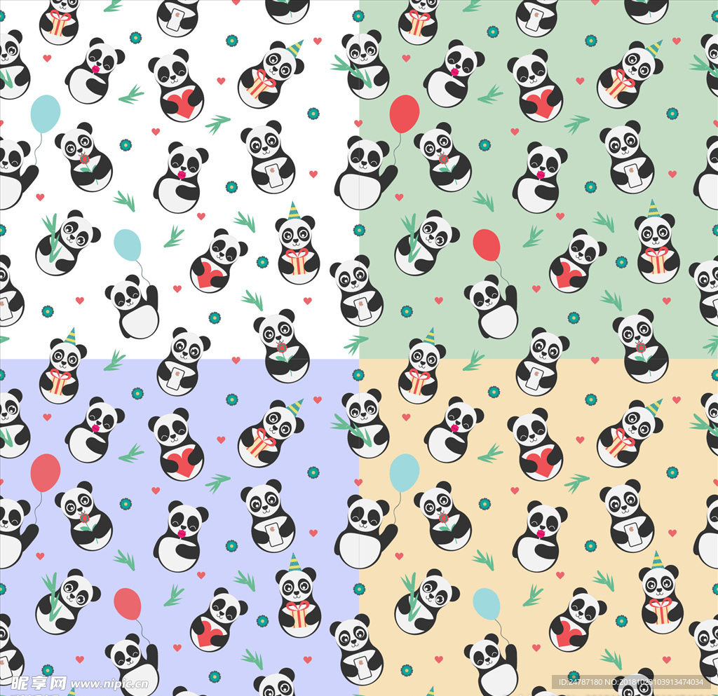 矢量熊猫
