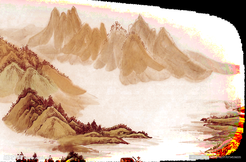 山彩画
