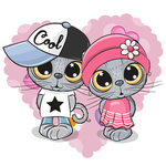 卡通小猫