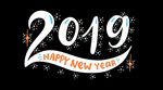2019新年快乐矢量素材