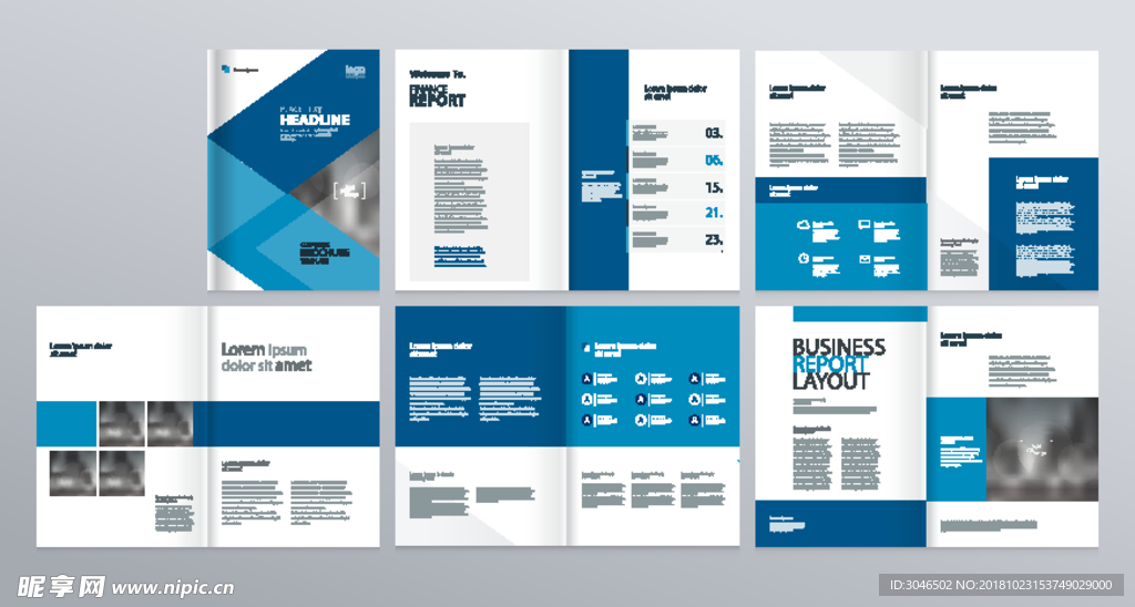 商务企业画册宣传册设计模板