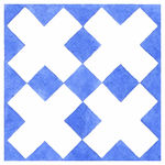 北欧简约水彩几何图案
