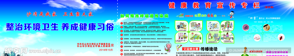 健康教育宣传展板