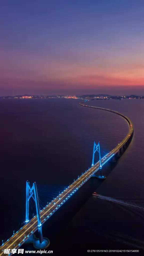 世界最长跨海大桥图片
