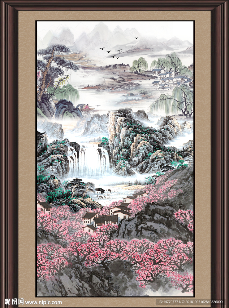 万山红遍 聚宝盆风水