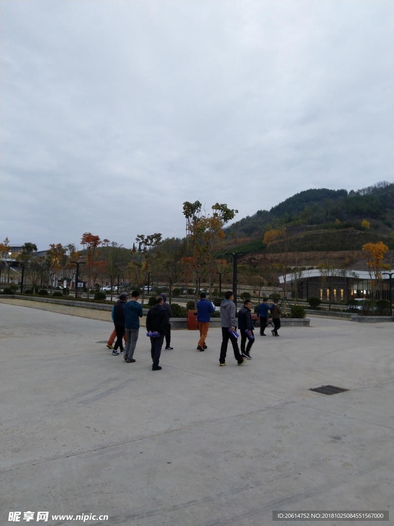 小镇公园风景