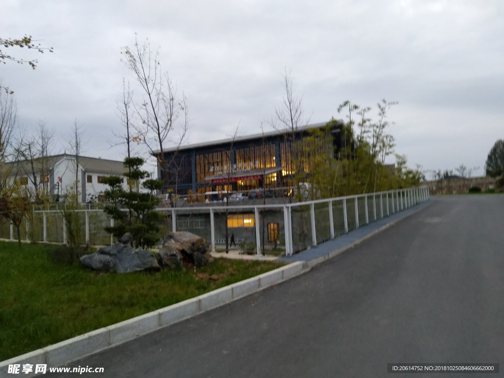 小镇公园风景